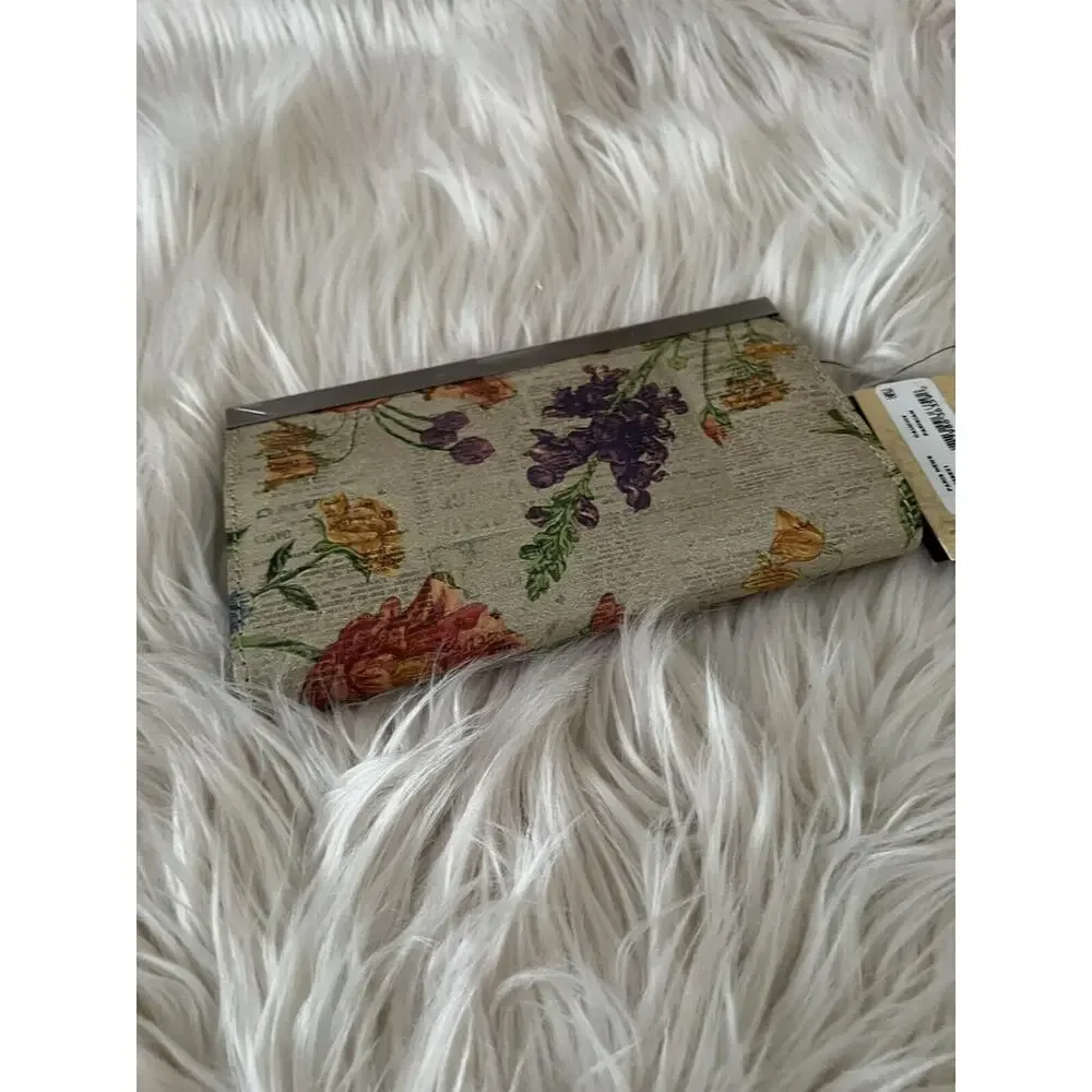 Patricia Nash Cauchy Wallet English Country PARISIAN flower B000602